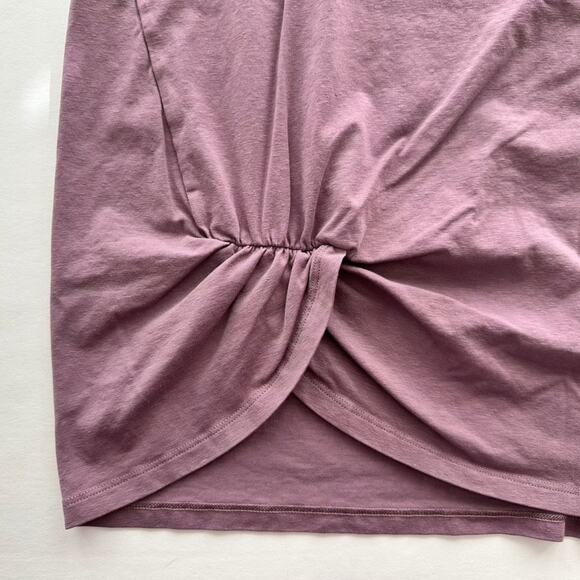 Lululemon Cotton-Blend Twist-Front Tank Top Cyber Violet Size 14 Muscle Tank - Picture 3 of 5